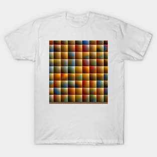 eighty-one colourful big square T-Shirt